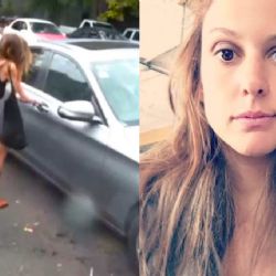 Agreden a ‘Lady Racista’ a su salida de audiencia en CDMX | VIDEO