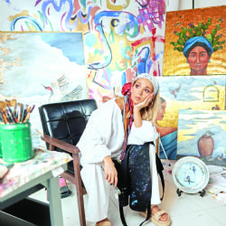 Los trazos de Paty Nanis De León Ferrara, la talentosa artista enamorada de las artes plásticas