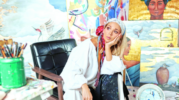 Los trazos de Paty Nanis De León Ferrara, la talentosa artista enamorada de las artes plásticas