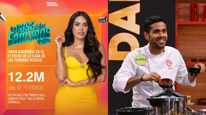 La Casa de los Famosos vs. MasterChef Celebrity; ¿quién ganó el rating?
