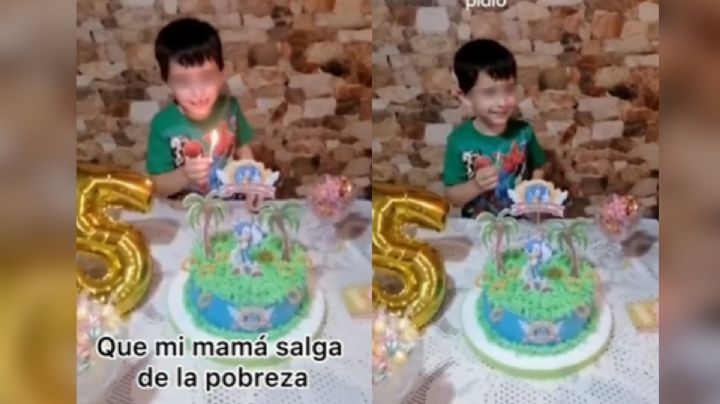 'Que mi mamá salga de la pobreza': el deseo de un niño que conmovió a miles en redes | VIDEO