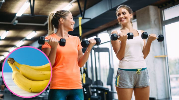 ¿Plátano antes del gym? Estos son los beneficios para tu cuerpo que quizá no conocías