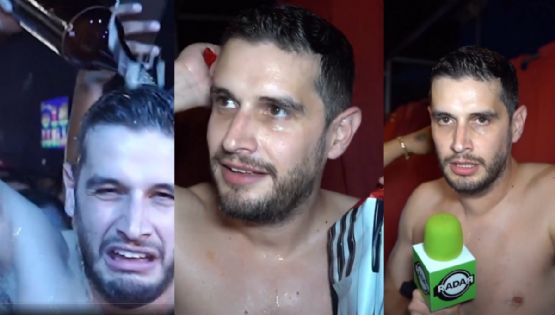 MOMENTO EXACTO en que Adrián Marcelo recibe golpe en antro de Monterrey, ¿se lo ganó? | VIDEO