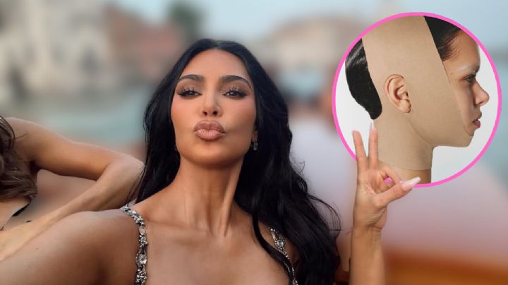 Kim Kardashian lanza polémica faja para moldear papada: así es el invento viral de Skims | VIDEO
