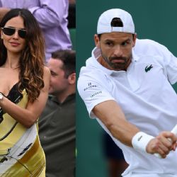 Eiza González y Grigor Dimitrov: la pareja que brilla con estilo y amor en Wimbledon 2025