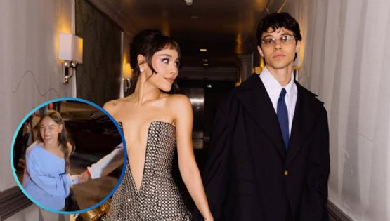 MOMENTO EXACTO donde Alex Hoyer jala a Danna Paola en París; fans temen relación tóxica