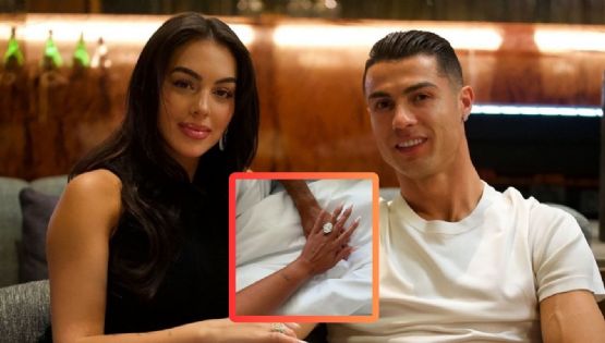 Cristiano Ronaldo sorprende a Georgina Rodríguez con gigantesco anillo de compromiso