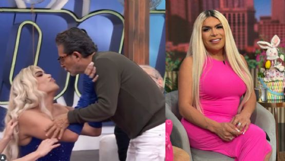 Wendy Guevara y Raúl ‘El Negro’ Araiza protagonizan beso en vivo, ¿regalo de cumpleaños? | VIDEO