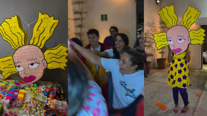 Cumpleaños retro: mujer celebra 30 años con fiesta inspirada en los 90 | VIDEO