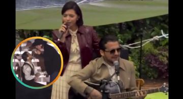 Ángela Aguilar y Christian Nodal callan críticas al cantar ‘Eso y más’ de Joan Sebastian como muestra de su amor | VIDEO
