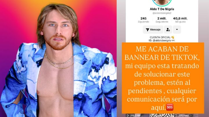 La Casa de los Famosos: Aldo De Nigris desaparece de TikTok en plena nominación; esto se sabe