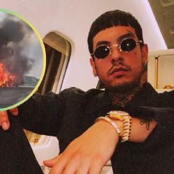 Camioneta de Natanael Cano se incendia en Hermosillo; confirman que el cantante estaba adentro