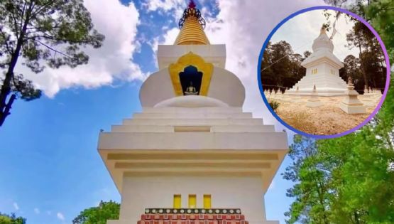 El santuario secreto que transporta al Tíbet sin salir de México; parece sacado del Himalaya