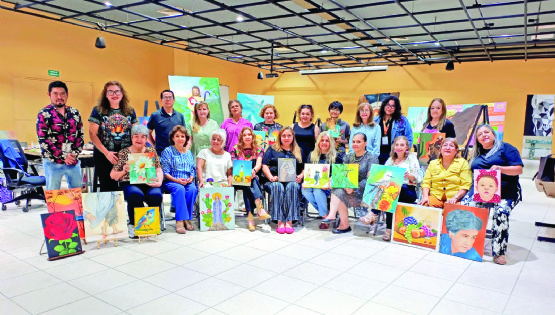 Culmina taller de artes plásticas de Melissa Vázquez