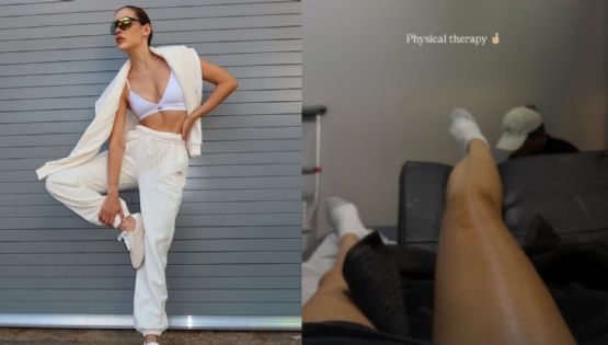 Así luce Michelle Salas después del terrible accidente que le dejó una grave lesión