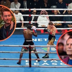 Canelo vs Crawford reunió a Hollywood, leyendas del boxeo e influencers en una sola noche